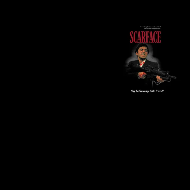 Scarface Get The Money Get The Power Unisex T-Shirt - Black