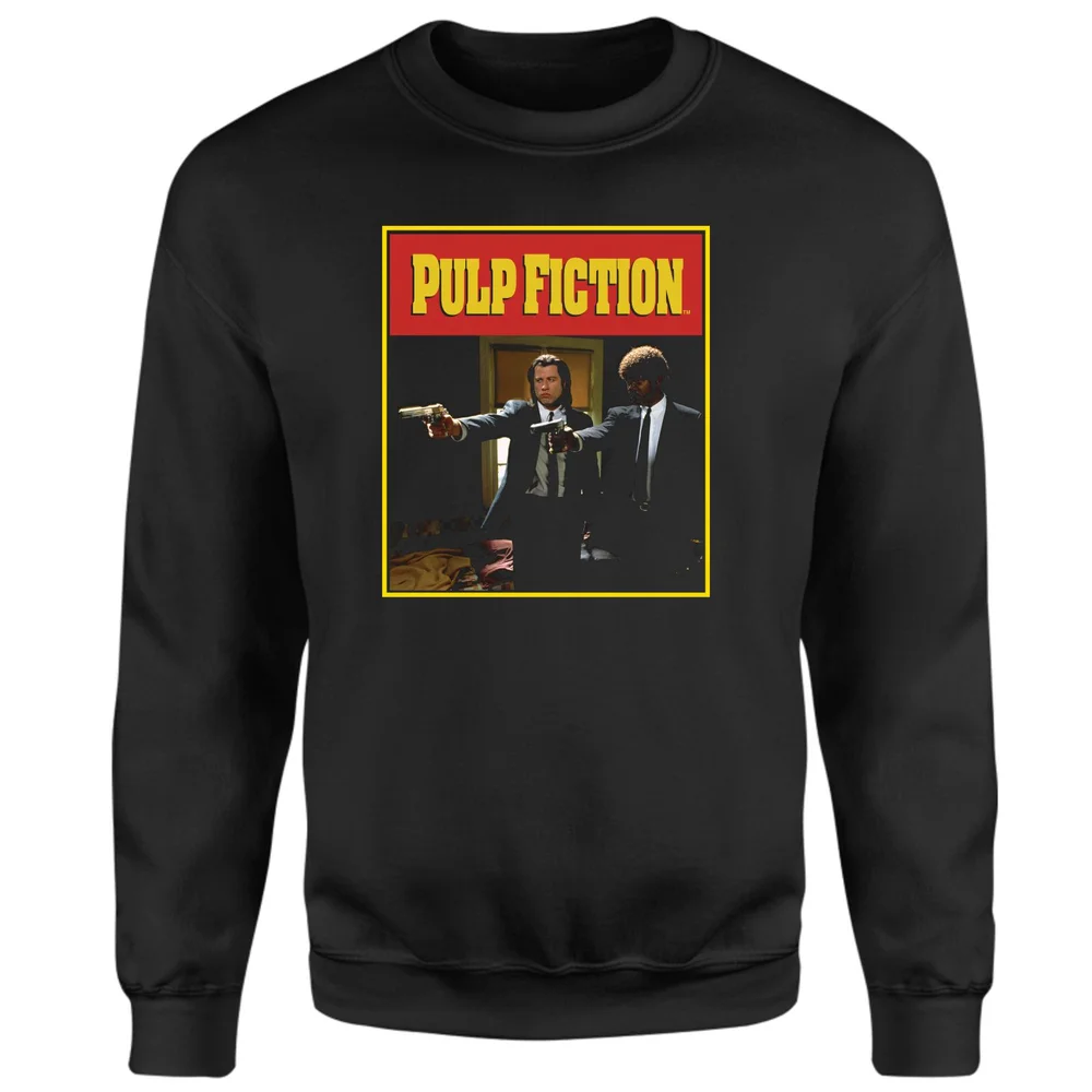 Pulp Fiction Say What Again Sweatshirt - Black - S - Zwart Afbeelding 1