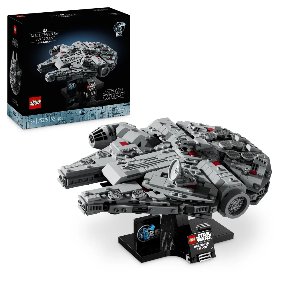 LEGO Star Wars Millennium Falcon Model Set for Adults 75375 Afbeelding 1