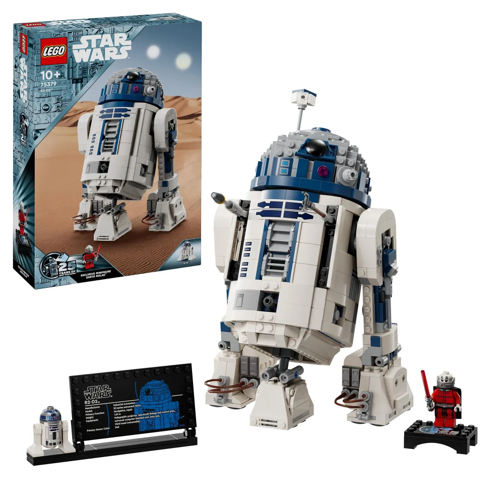 LEGO Star Wars R2-D2 Model, Buildable Toy Droid Figure 75379 Afbeelding 1