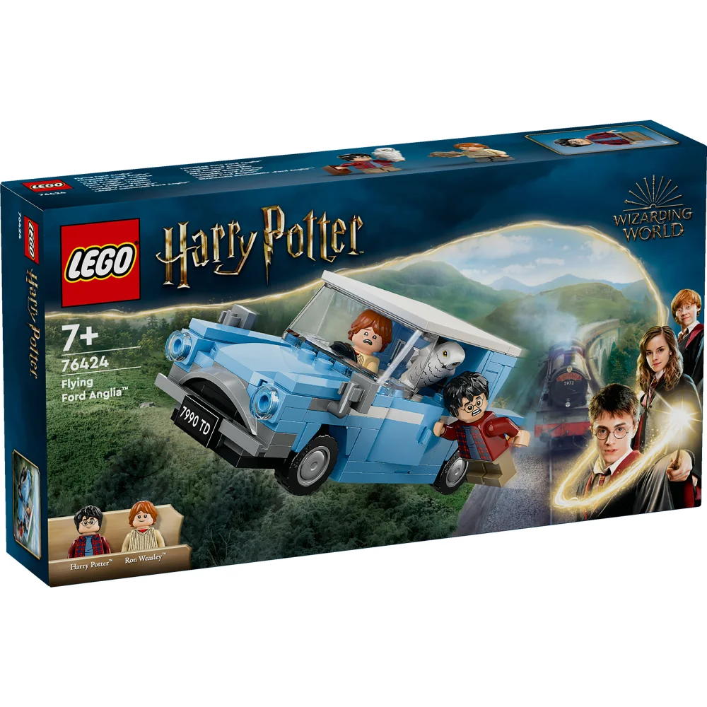 LEGO Harry Potter Flying Ford Anglia Fantasy Toy Playset 76424 Afbeelding 1