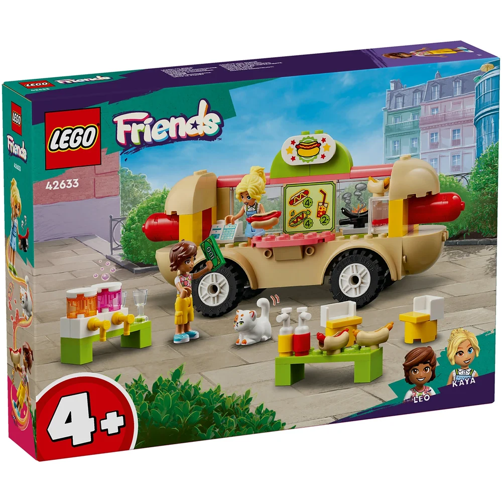 LEGO Friends Hot Dog Food Truck Toy 4+ Vehicle Set 42633 Afbeelding 1
