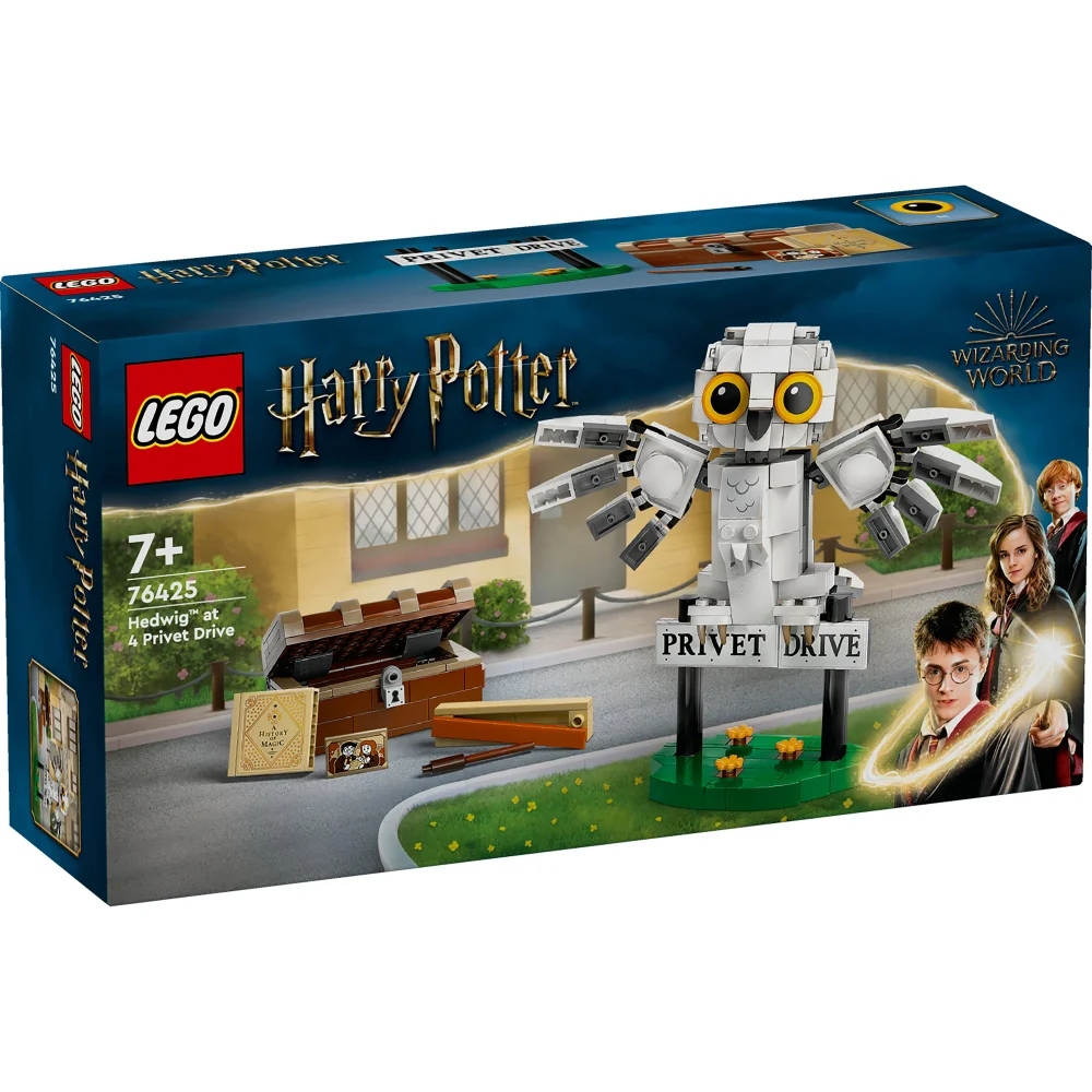 LEGO Harry Potter Hedwig at 4 Privet Drive Fantasy Toy for Kids 76425 Afbeelding 1