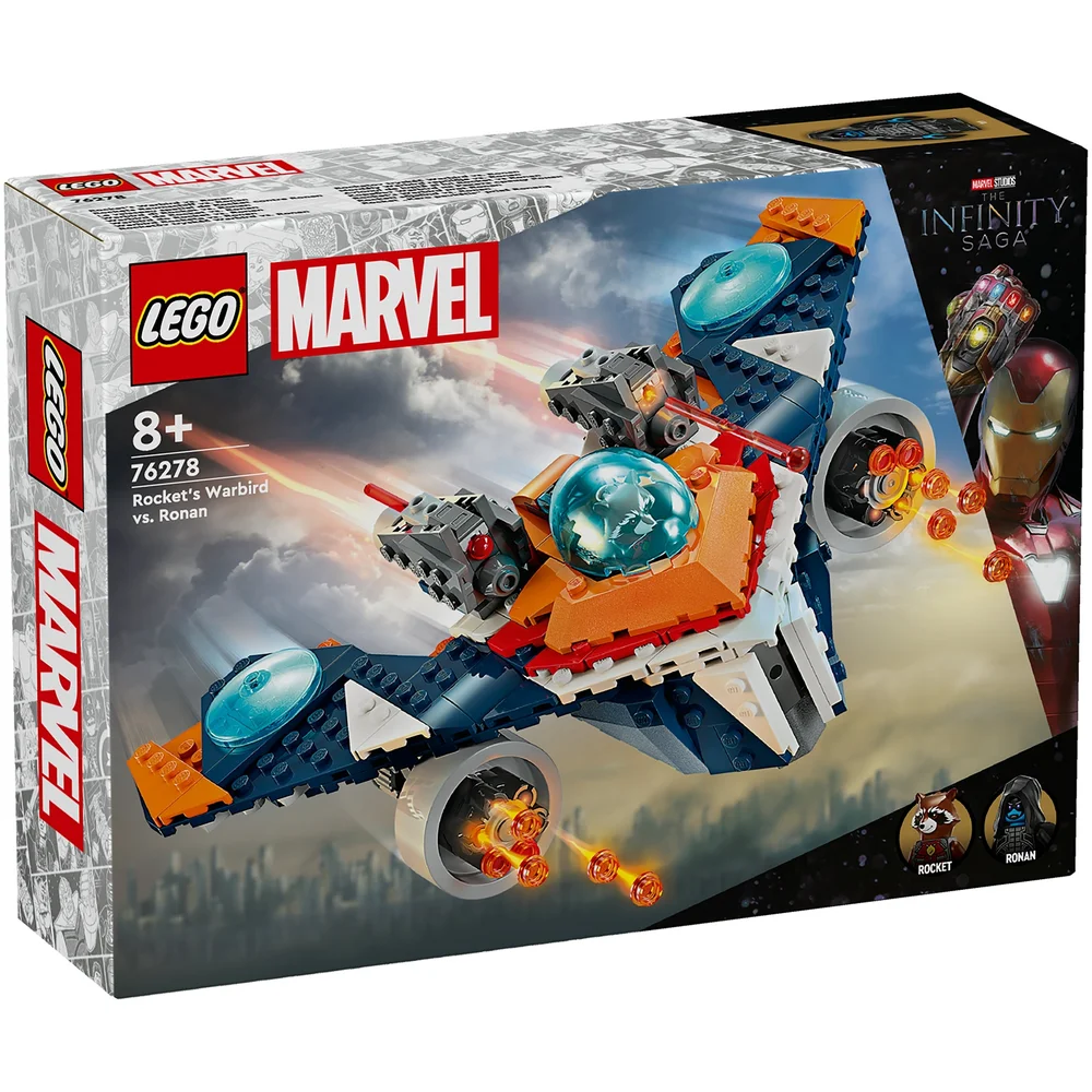 LEGO Marvel Rocket’s Warbird vs. Ronan Building Toy 76278 Afbeelding 1