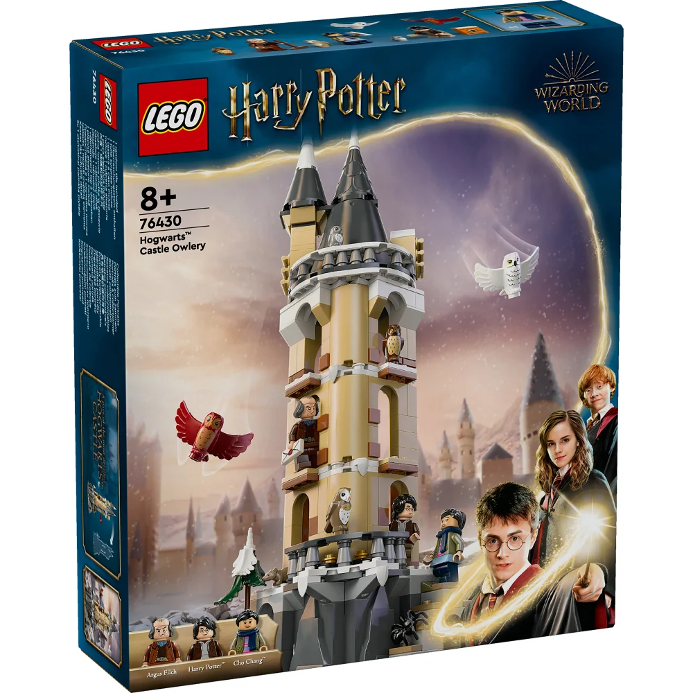 LEGO Harry Potter Hogwarts Castle Owlery Fantasy Toy for Kids 76430 Afbeelding 1
