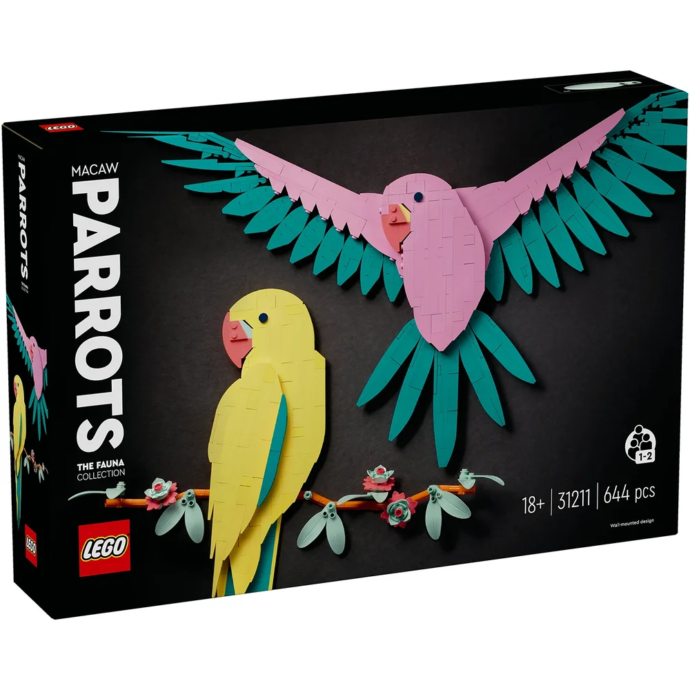 LEGO Art The Fauna Collection - Macaw Parrots Set 31211 Afbeelding 1