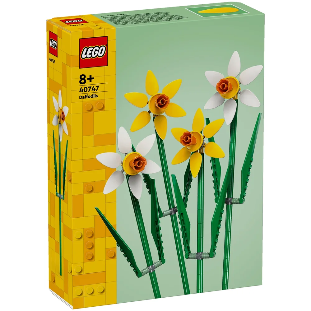 LEGO Botanicals Daffodils Artificial Faux Flowers Set 40747 Afbeelding 1