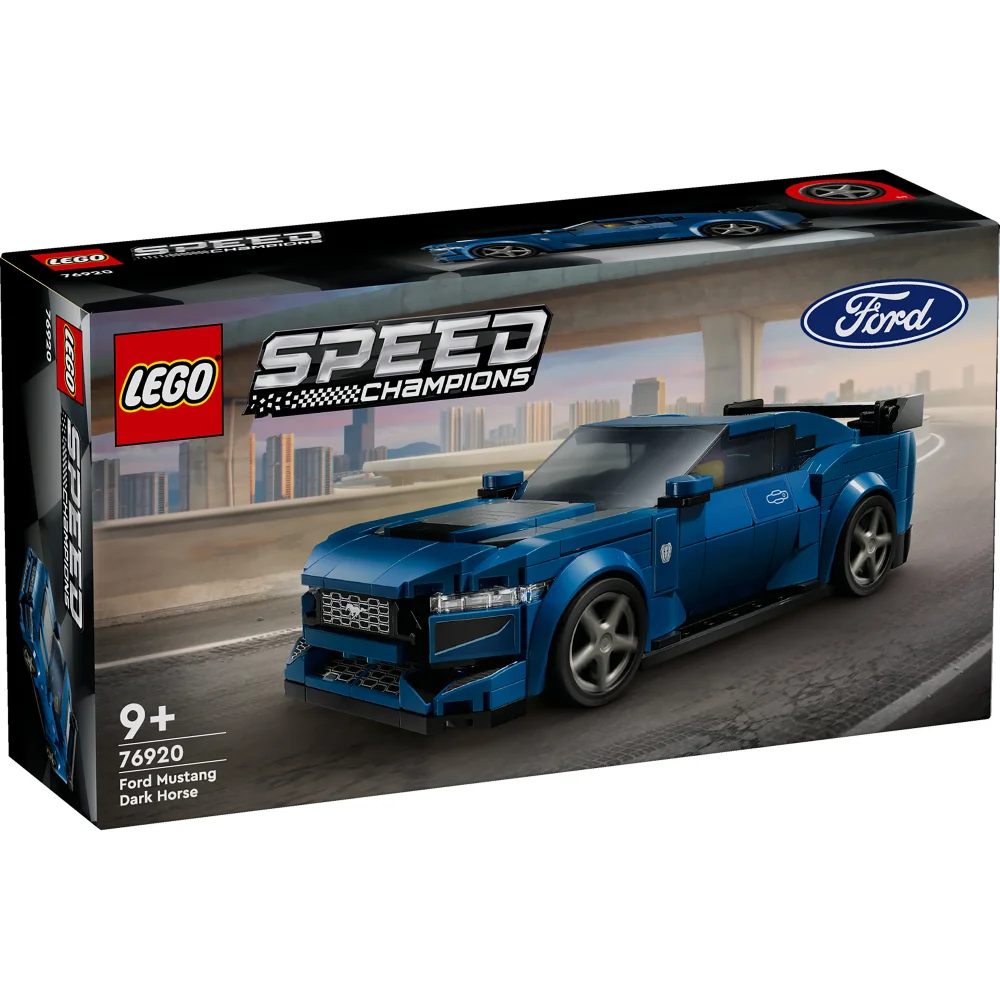 LEGO Speed Champions Ford Mustang Dark Horse Sports Car Toy Set 76920 Afbeelding 1