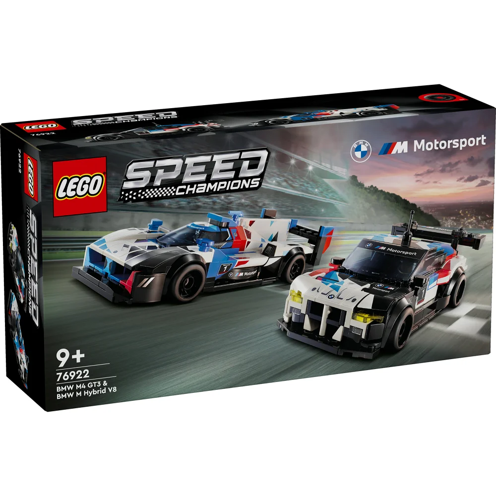 LEGO Speed Champions BMW M4 GT3 & BMW M Hybrid V8 Race Cars 76922 Afbeelding 1