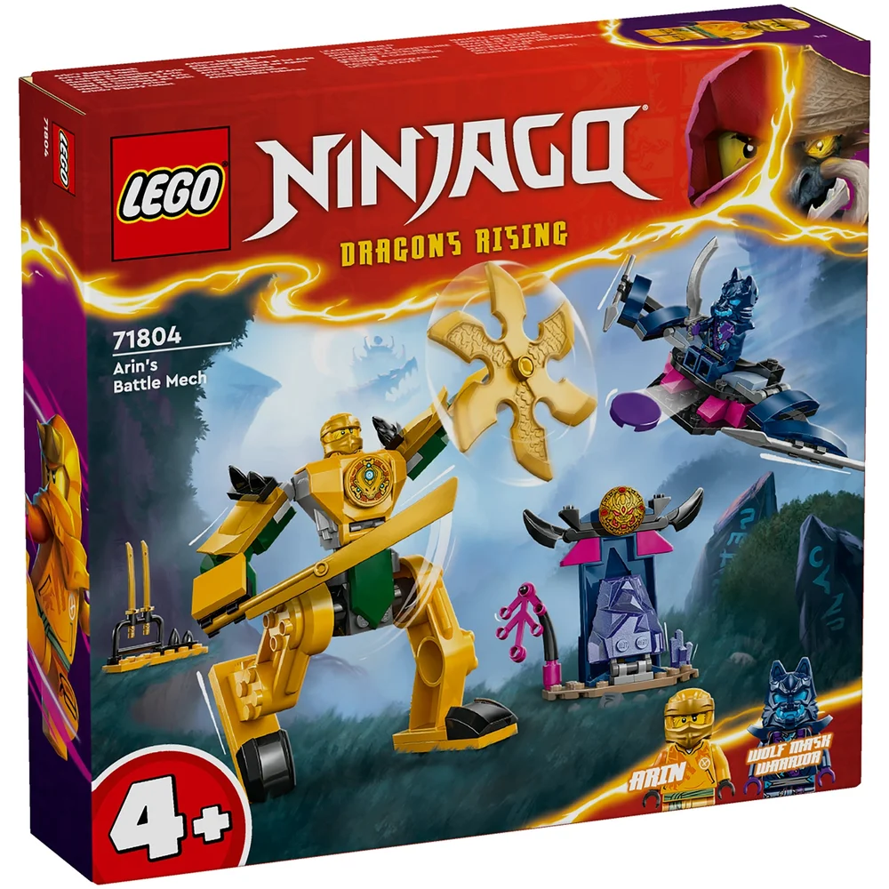 LEGO NINJAGO Arin’s Battle Mech Action Figure Toy Set 71804 Afbeelding 1