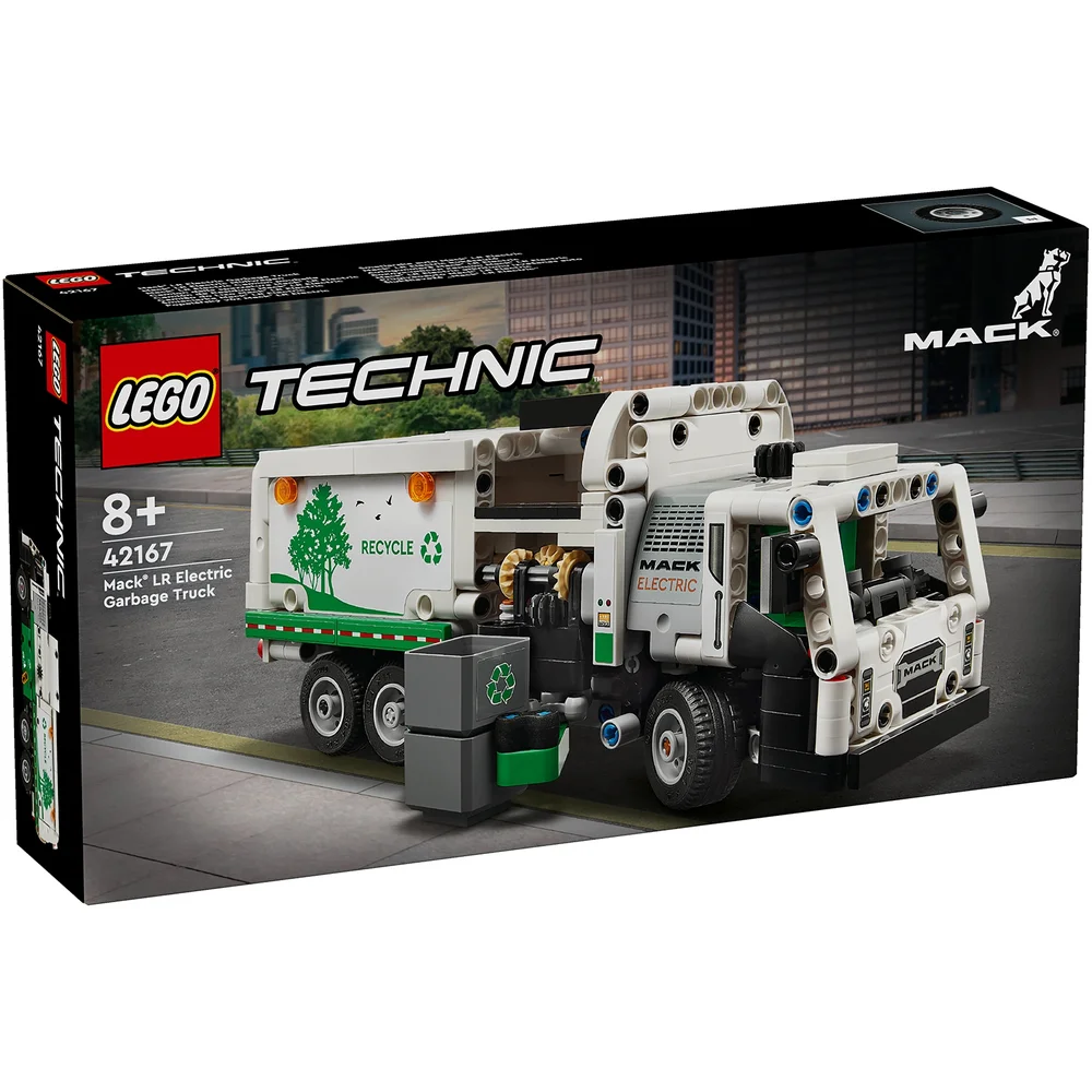LEGO Technic Mack LR Electric Garbage Truck Toy 42167 Afbeelding 1