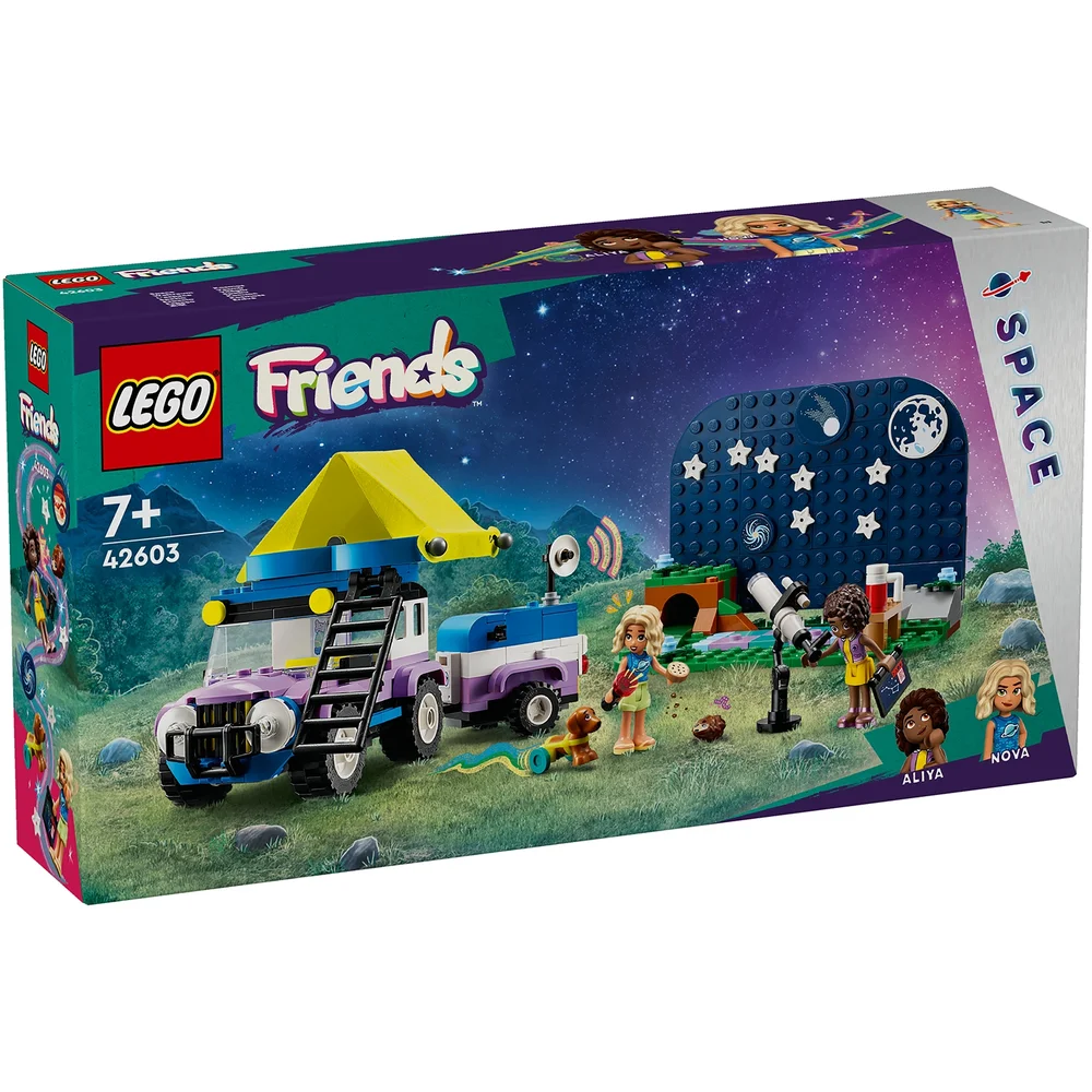 LEGO Friends Stargazing Camping Set with 4x4 Toy Car 42603 Afbeelding 1