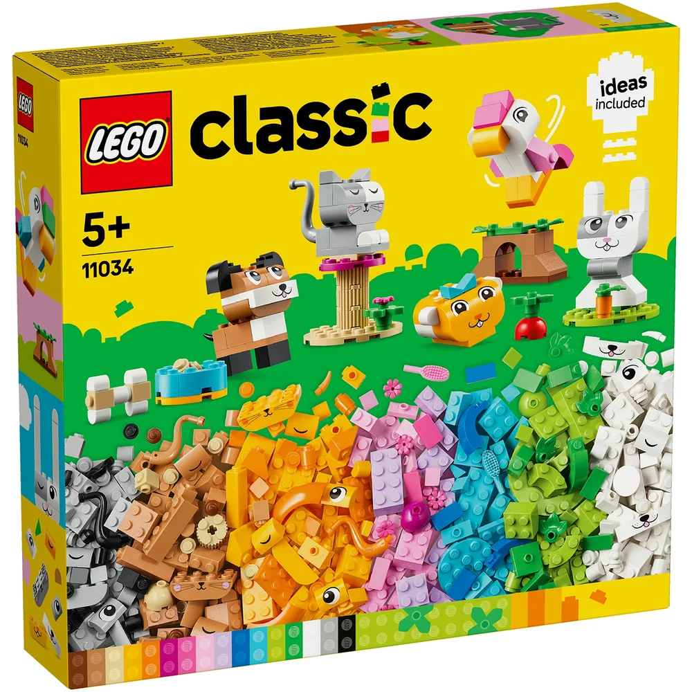 LEGO Classic Creative Pets Animal Toys with Bricks 11034 Afbeelding 1