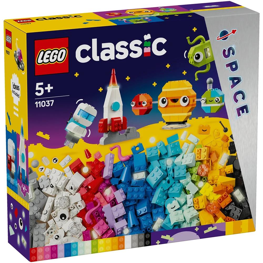 LEGO Classic Creative Space Planets with Toy Rocket 11037 Afbeelding 1