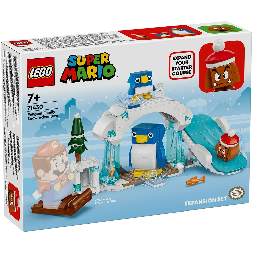 LEGO Super Mario Penguin Family Snow Adventure Expansion Set 71430 Afbeelding 1