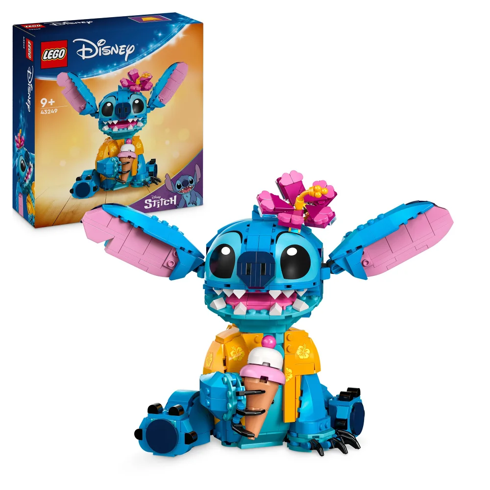 LEGO | Disney Stitch Buildable Kids’ Toy Playset with Ice-Cream Cone 43249 Afbeelding 1