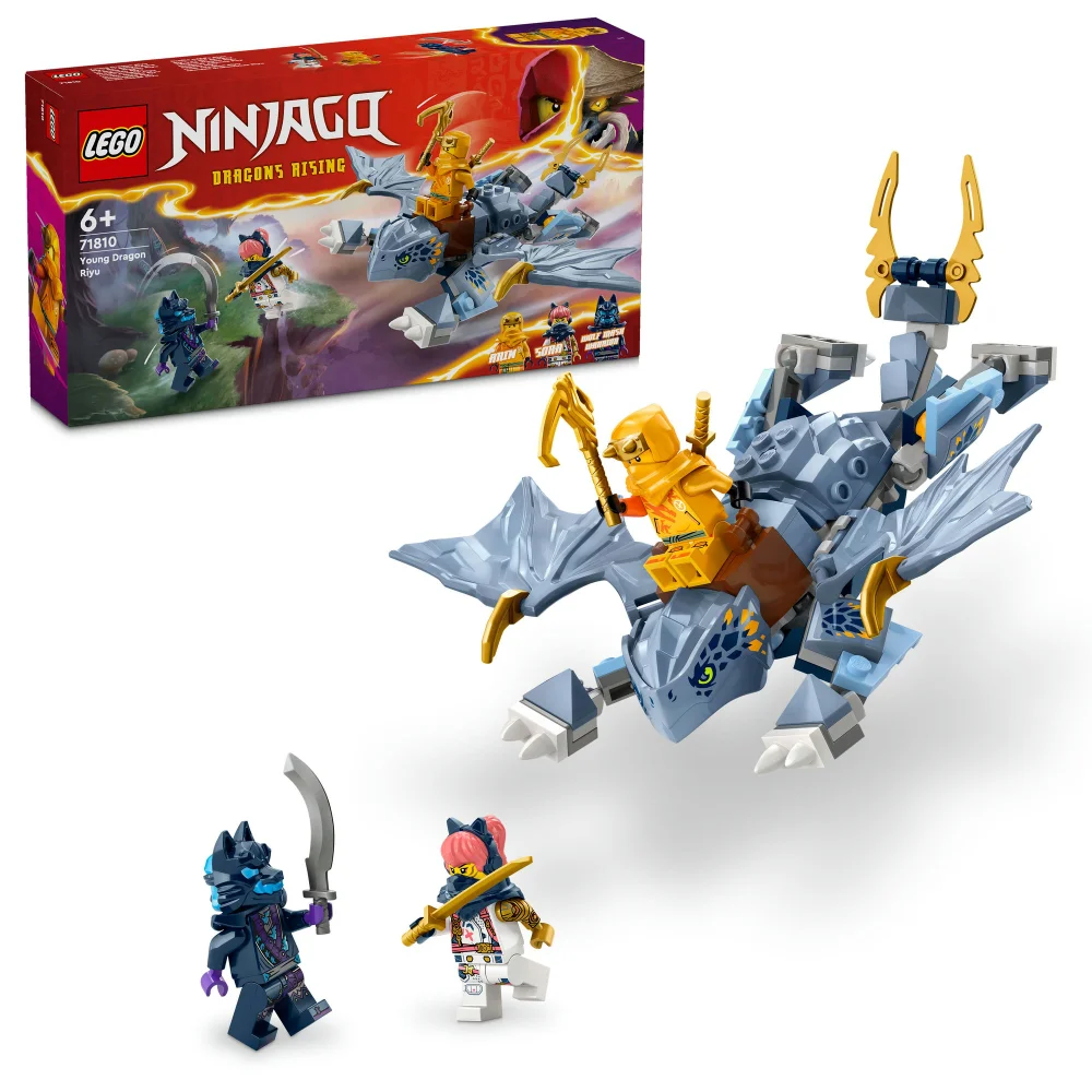 LEGO NINJAGO Young Dragon Riyu Toy with Minifigures 71810 Afbeelding 1