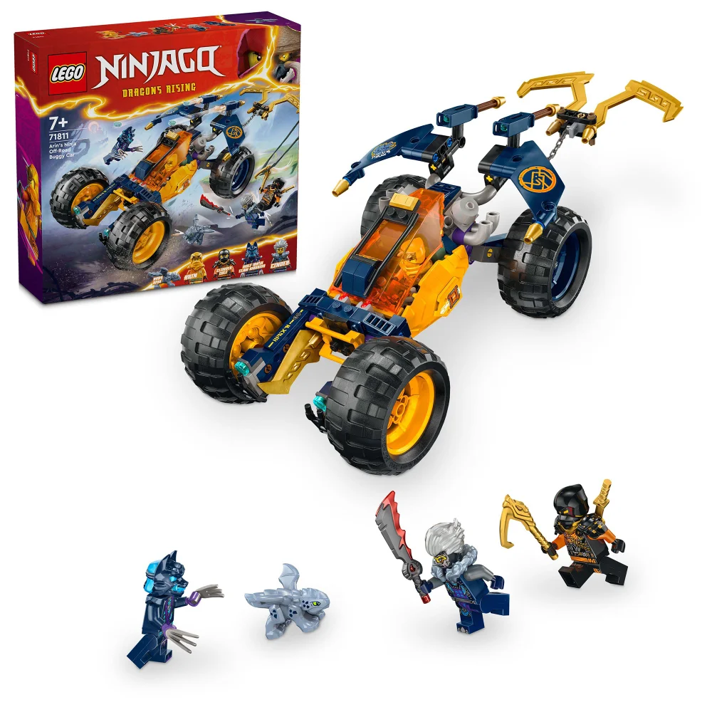 LEGO NINJAGO Arin’s Ninja Off-Road Buggy Car Toy Set 71811 Afbeelding 1