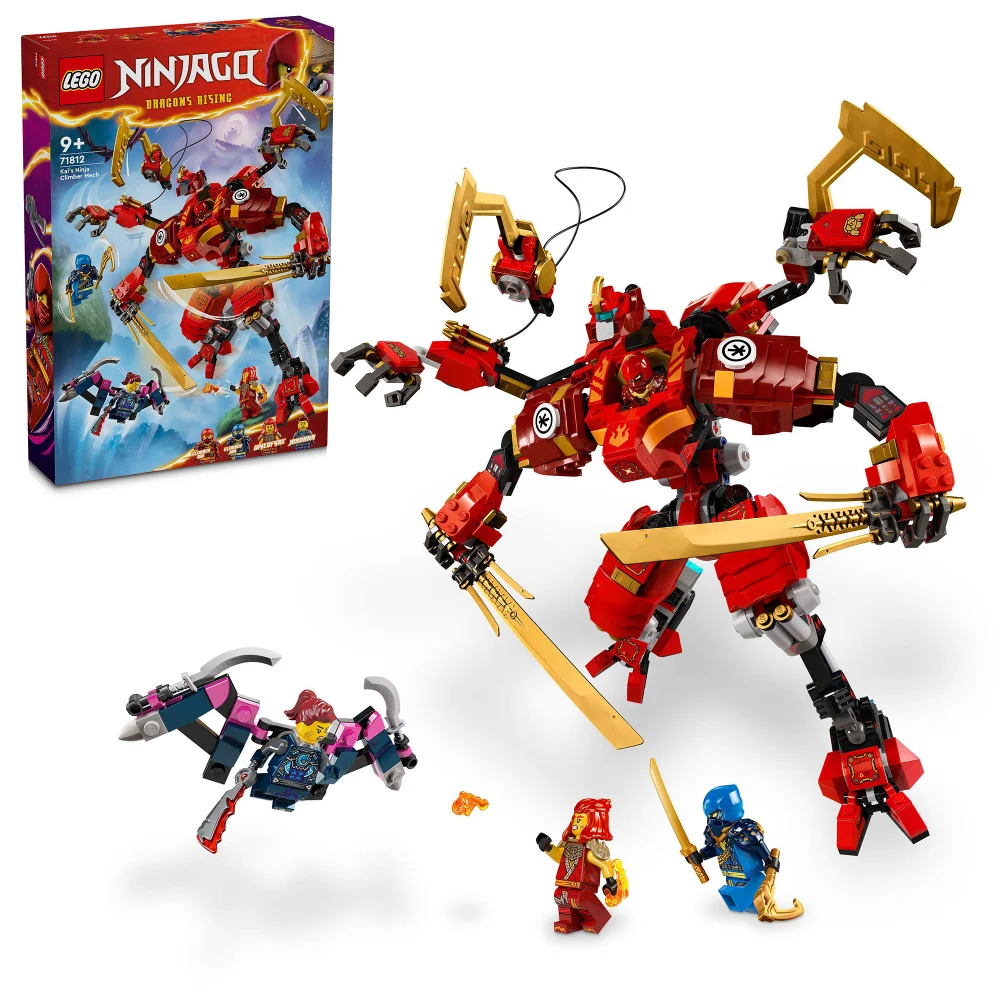 LEGO NINJAGO Kai’s Ninja Climber Mech Action Figure 71812 Afbeelding 1