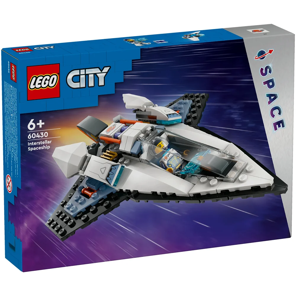 LEGO City Interstellar Spaceship Outer Space Toy Set 60430 Afbeelding 1