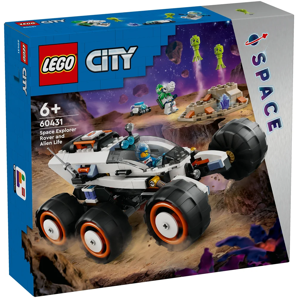 LEGO City Space Explorer Rover and Alien Life Toy Set 60431 Afbeelding 1