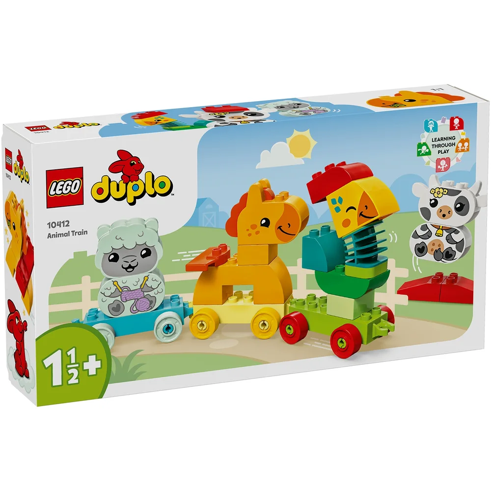 LEGO DUPLO My First Animal Train Toddler Learning Toys 10412 Afbeelding 1
