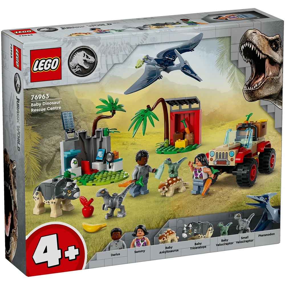 LEGO Jurassic World Baby Dinosaur Rescue Centre Toy 76963 Afbeelding 1