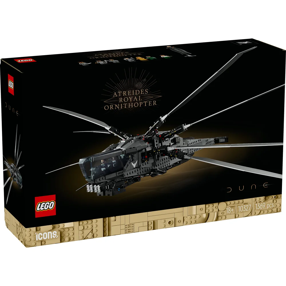 LEGO Icons Dune Atreides Royal Ornithopter Movie Set 10327 Afbeelding 1