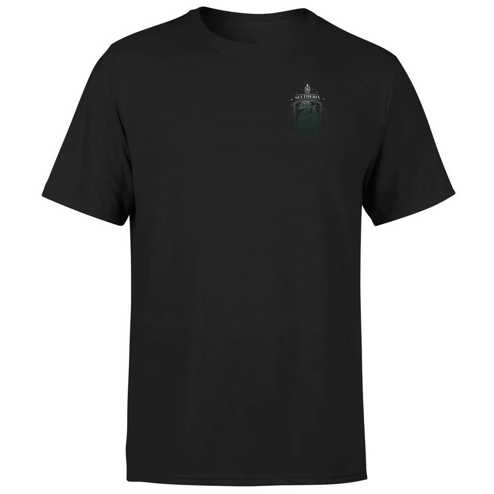 Harry Potter Ombré Slytherin Sigil Men's T-Shirt - Black - S - Zwart Afbeelding 1