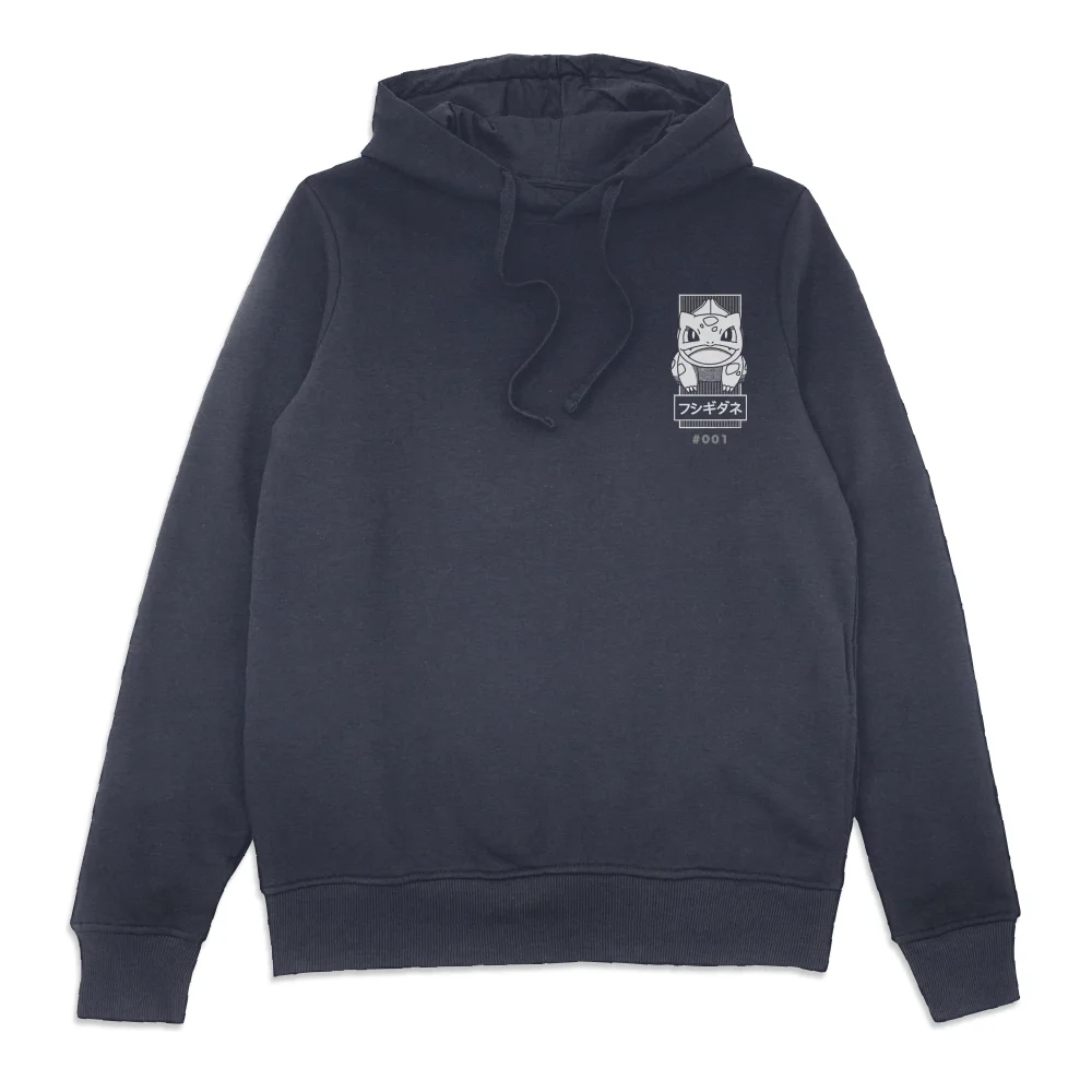 Pokémon Bulbasaur Manga Hoodie - Navy - XL - Navy blauw Afbeelding 1