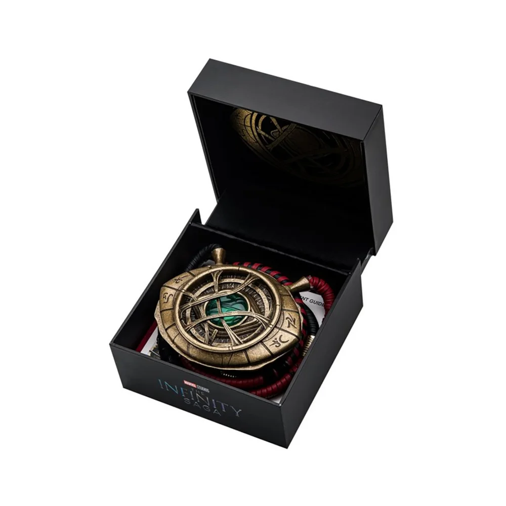 SalesOne Marvel The Infinity Saga Doctor Strange Eye Of Agamotto Necklace Light Up Limited Edition Prop Replica Afbeelding 1