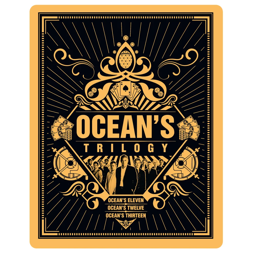 Ocean's Trilogy 4K Ultra HD Steelbook (Includes Blu-ray) Afbeelding 1