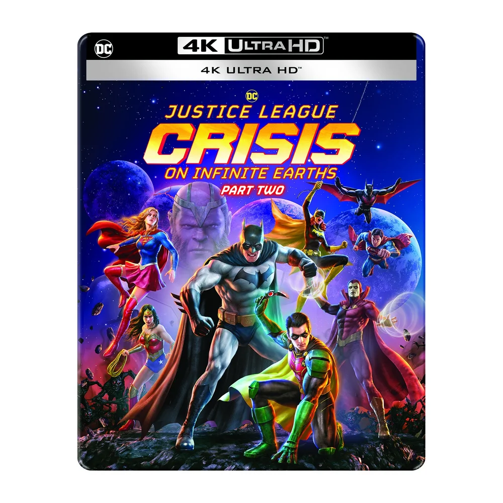 Justice League: Crisis on Infinite Earths - Part 2 SteelBook 4K Ultra HD (Includes Blu-ray) Afbeelding 1
