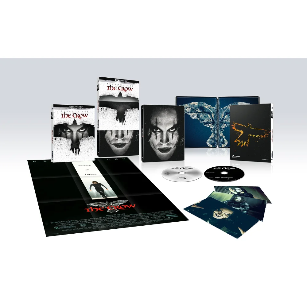 The Crow Zavvi Exclusive 4K Ultra HD Steelbook (Includes Blu-ray) Afbeelding 1