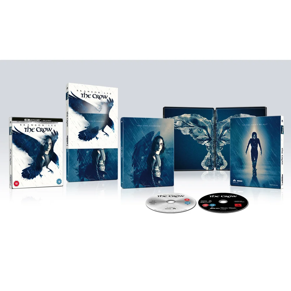 The Crow 4K Ultra HD Steelbook (Includes Blu-ray) Afbeelding 1