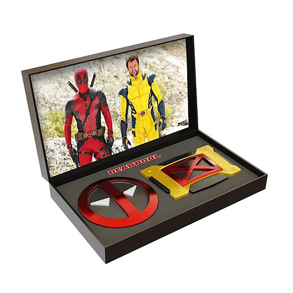 Deadpool and Wolverine Oversized Belt Icons Pin Set Afbeelding 1