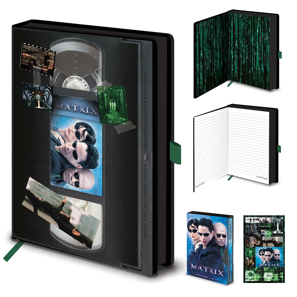 The Matrix VHS A5 Premium Notebook Afbeelding 1