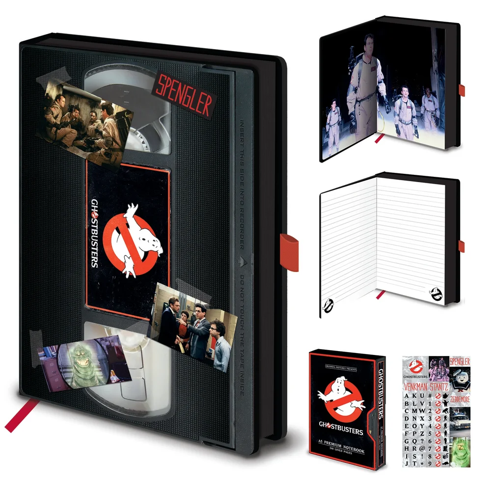 Ghostbusters VHS A5 Premium Notebook Afbeelding 1