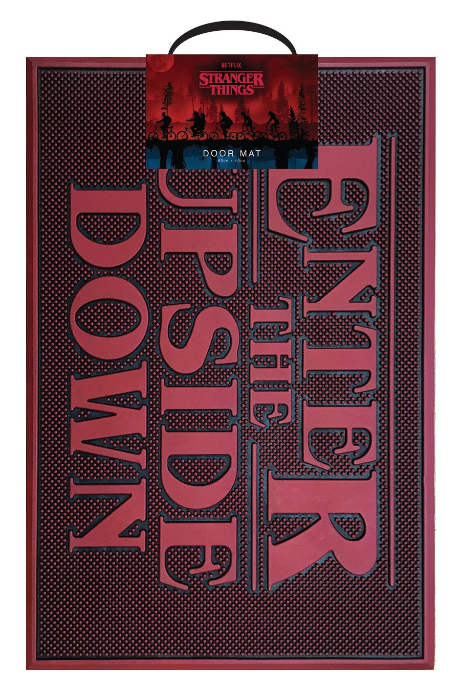 Stranger Things Upside Down Rubber Doormat Afbeelding 1