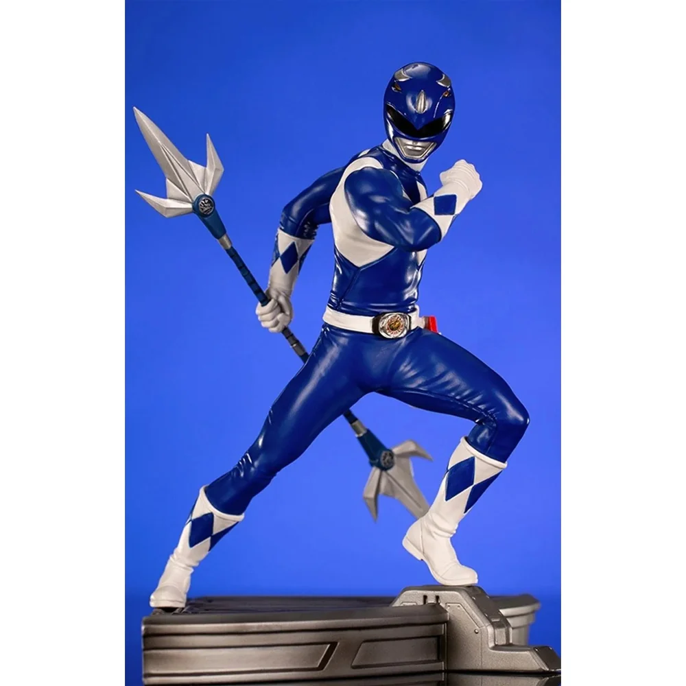 Iron Studios Blue Ranger BDS Mighty Morphin Power Rangers Art Scale 1/10 Collectible Statue (16cm) Afbeelding 1
