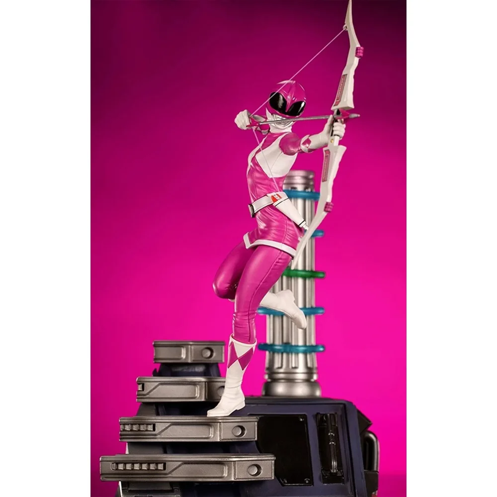 Iron Studios Pink Ranger BDS Mighty Morphin Power Rangers Art Scale 1/10 Collectible Statue (23cm) Afbeelding 1