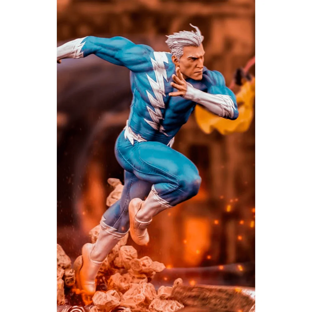 Iron Studios Quicksilver BDS Marvel Comics Art Scale 1/10 Collectible Statue (21cm) Afbeelding 1