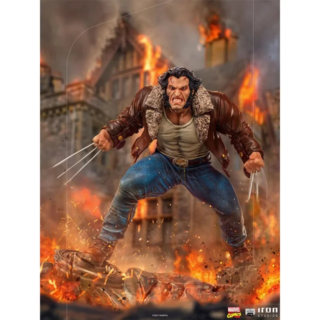 Iron Studios Logan BDS X-Men Marvel Comics Art Scale 1/10 Collectible Statue (20cm)
