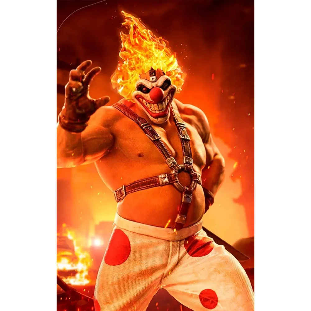 Iron Studios Sweet Tooth Needles Kane Twisted Metal Art Scale 1/10 Collectible Statue (27cm) Afbeelding 1