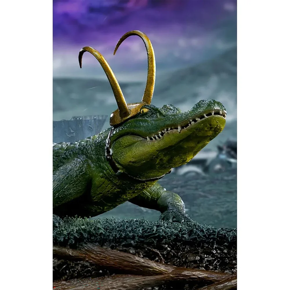 Iron Studios Alligator Loki Loki Art Scale 1/10 Collectible Statue (10cm) Afbeelding 1
