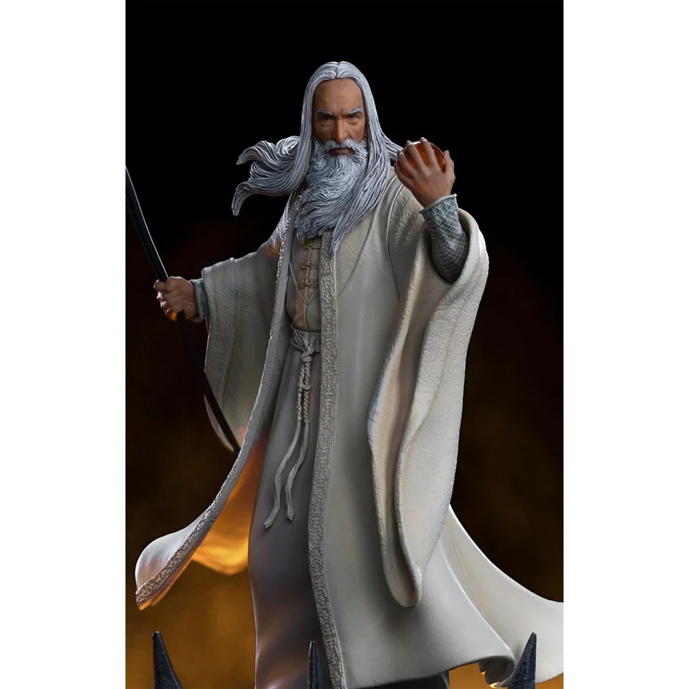Iron Studios Saruman BDS The Lord Of The Rings Art Scale 1/10 Collectible Statue (29cm) Afbeelding 1