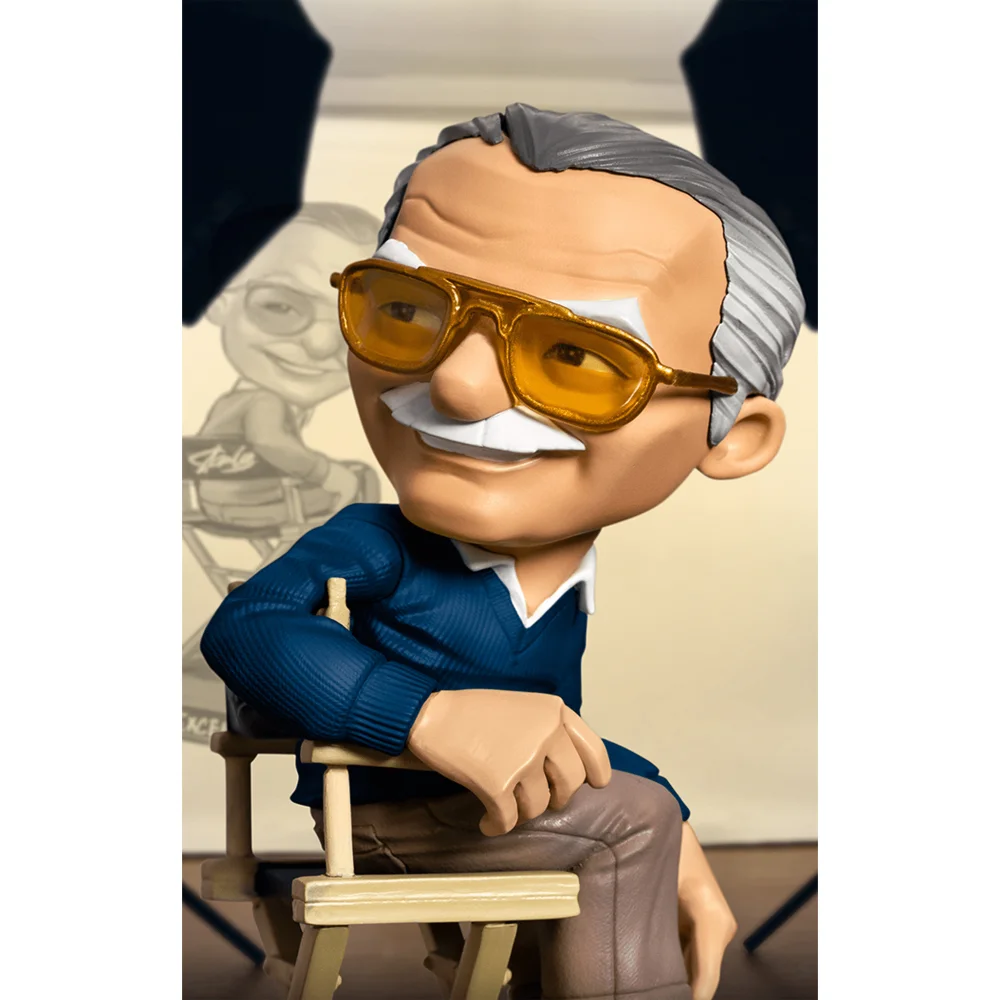 Iron Studios Stan Lee (Blue) Pow! Minico Figure (14cm) Afbeelding 1