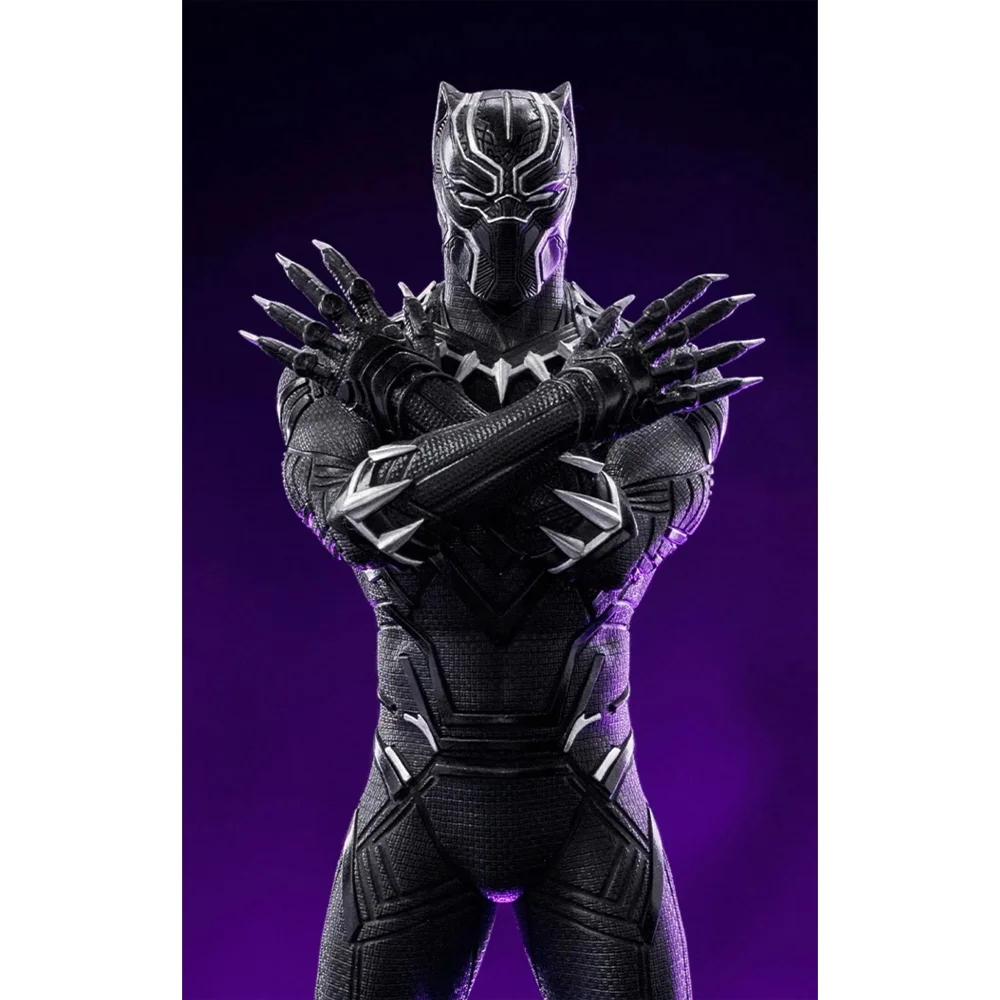 Iron Studios Black Panther Deluxe Avengers: The Infinity Saga Art Scale 1/10 Collectible Statue (25.5cm) Afbeelding 1