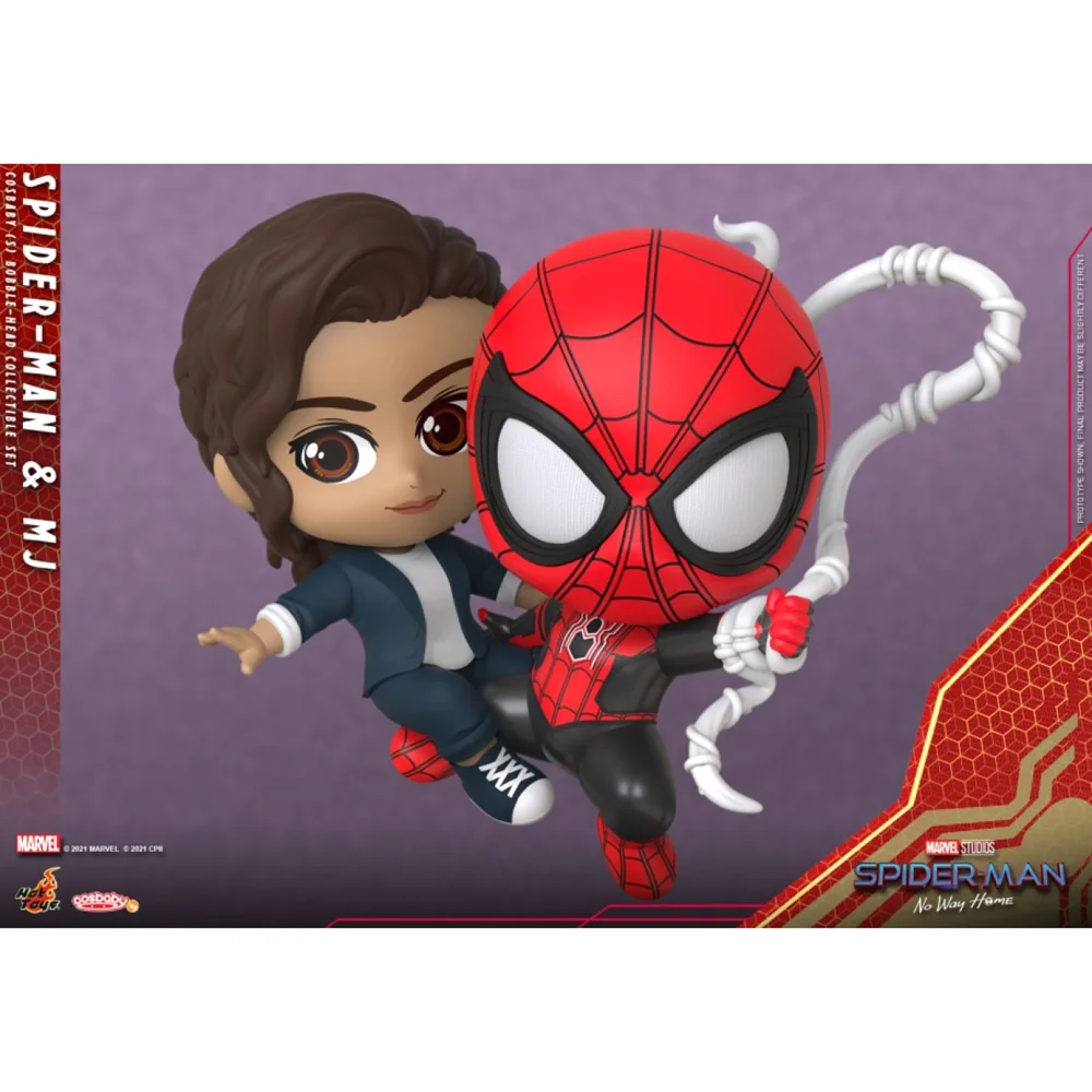 Hot-Toys-Cosbaby-S-Spider-Man NWH Spider-Man Afbeelding 1