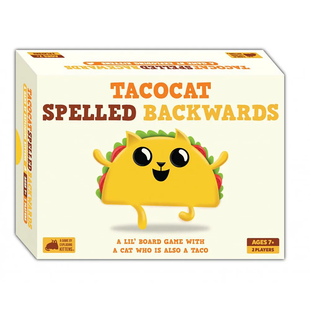 Exploding-Kittens Tacocat Spelled Backwards Afbeelding 1